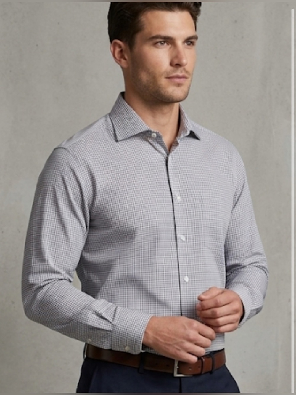 Andrew J Men's dress shirt